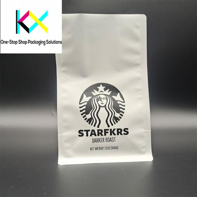 أكياس تغليف القهوة ذات القاع المربع 250 غراماً 500 غراماً 1 كيلوغراماً 4