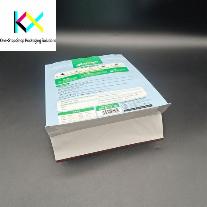 ورق الكرافت الأبيض المطبوعة في الطباعة الدوارة الأجزاء المسطحة مع الختم الملتصق للأغذية 1