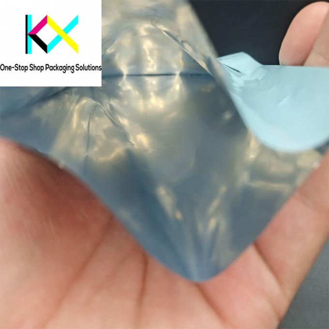 كيس التعبئة البلاستيكية المطبوعة حسب الطلب كيس مسطح كيس قناع ثلاثي الجانب 1