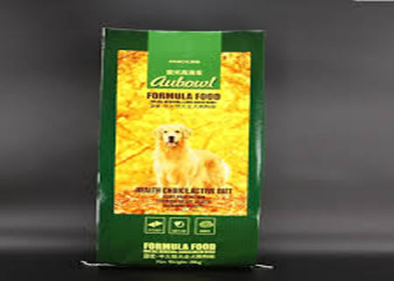 Zip Lock Pet Food Packaging Bag Strong Sealing Plastic Laminated Stand Up