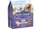 Customized Design Pet Food Packaging Bag Flat Bottom Eight Side Gusset Flour Bag With Zipper
